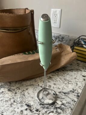Worthington Mint Green Handheld Milk Frother